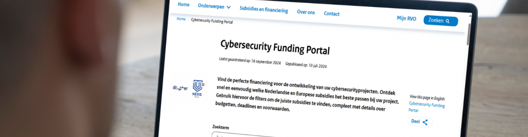  Nieuwe Cybersecurity Funding Portal maakt subsidies vinden eenvoudiger